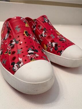 Women’s Red Minnie Mouse Native Shoes
